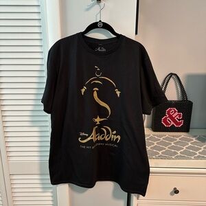 Broadway Disney Aladdin Black and Gold T-Shirt